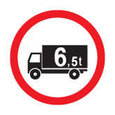 No Passing For Trucks Carrying Over 6.5 Tones