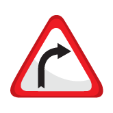 Wide Curve To Right Ahead